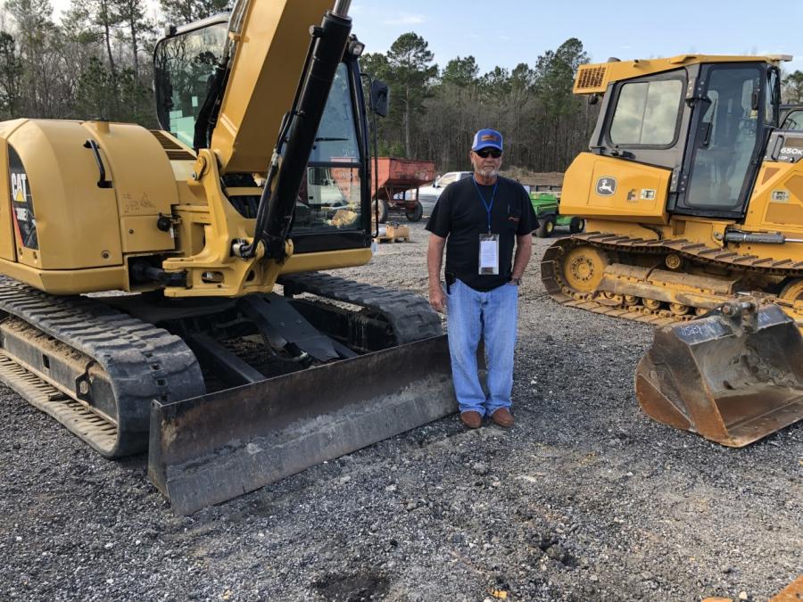David Kerns, of Charles Blanchard Construction in North Charleston, S.C., attended the auction hoping to get a good deal on an excavator.