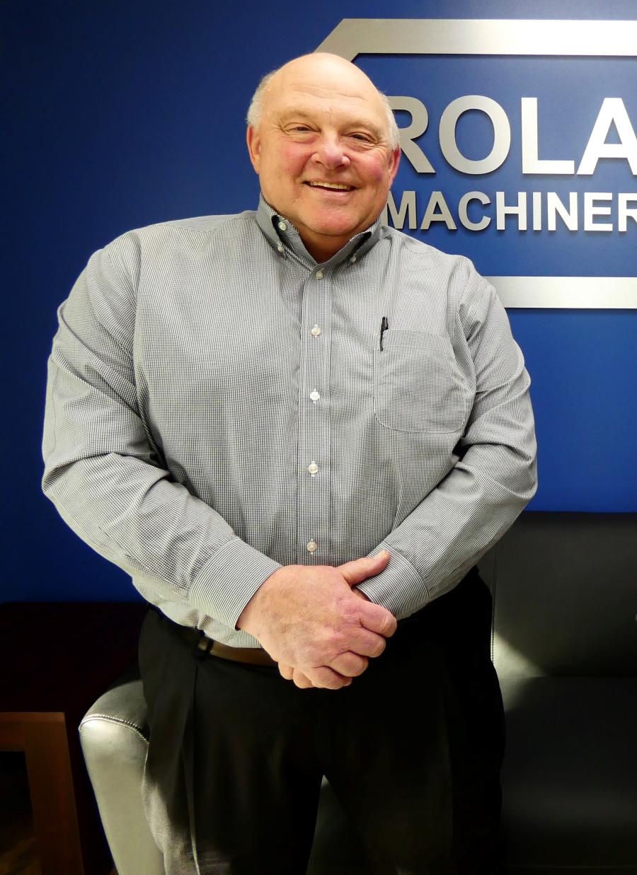 Del Keffer, vice president and general manager of Roland Machinery, Wisconsin division.