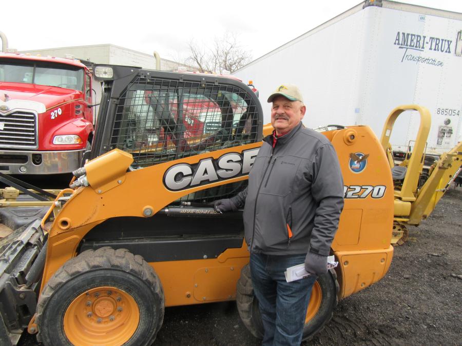 Retired from Medina Supply, Steve Markel came to the auction in search of equipment for his farm.