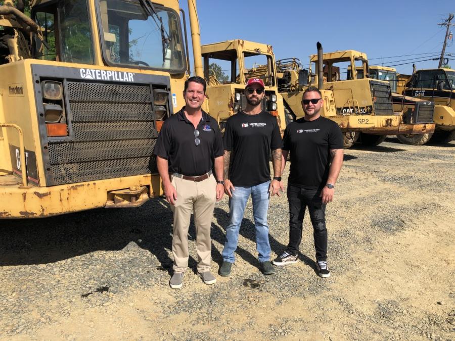 (L-R): Dan O’Sullivan, Jon Raum and Josh Armstrong, all of United States Freight, were on hand to offer transportation assistance.
(CEG photo)