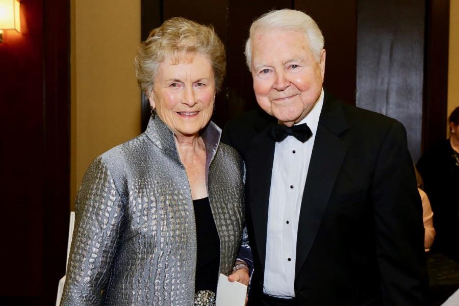 Carol and George Bauer. (Photo courtesy of Norwalk Hospital)