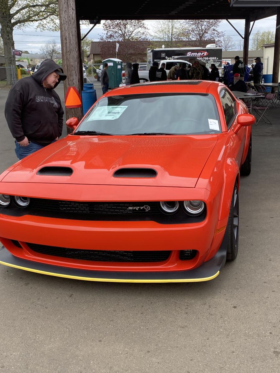 This Dodge Challenger Hellcat saw a lot of attention from auction-goers.
(CEG photo)