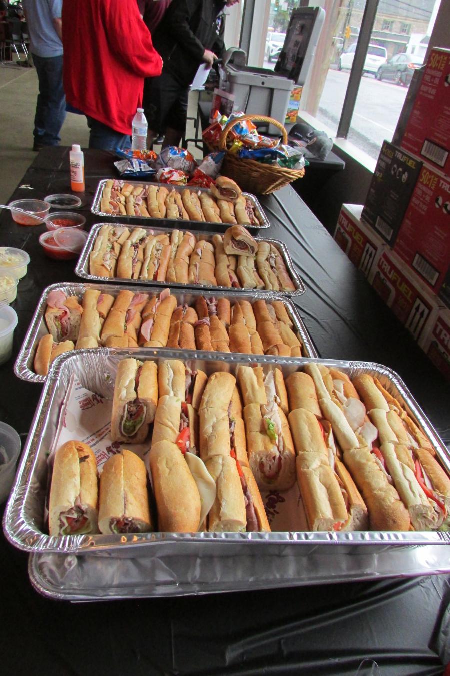 Guests enjoyed a lunch, compliments of Eagle Power Turf & Tractor and Lee’s Hoagie House.
(CEG photo)
