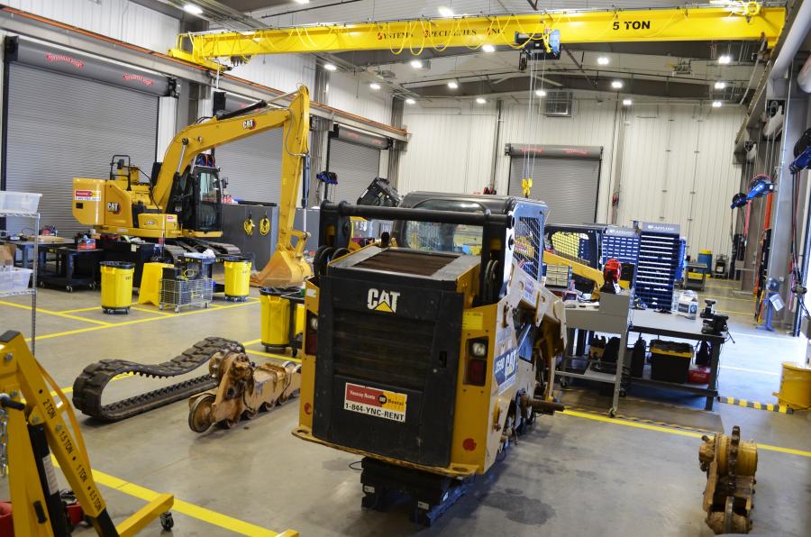 This facility includes a nine-bay full-service shop to ensure all machines are kept in perfect condition. 
(CEG photo)