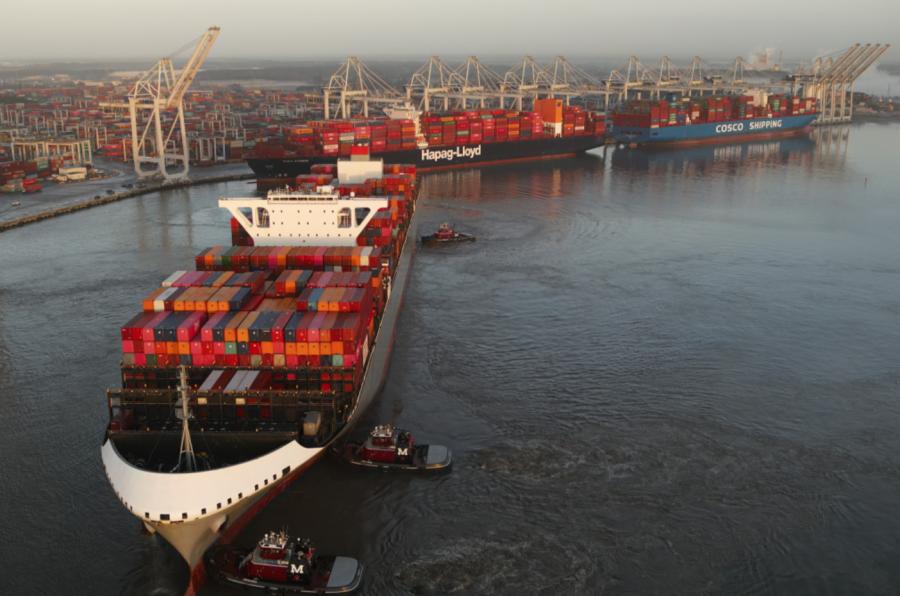 Georgia Ports Authority is expanding berth and container yard capacity in Savannah to accommodate growing business. (Photo courtesy of  Georgia Ports)