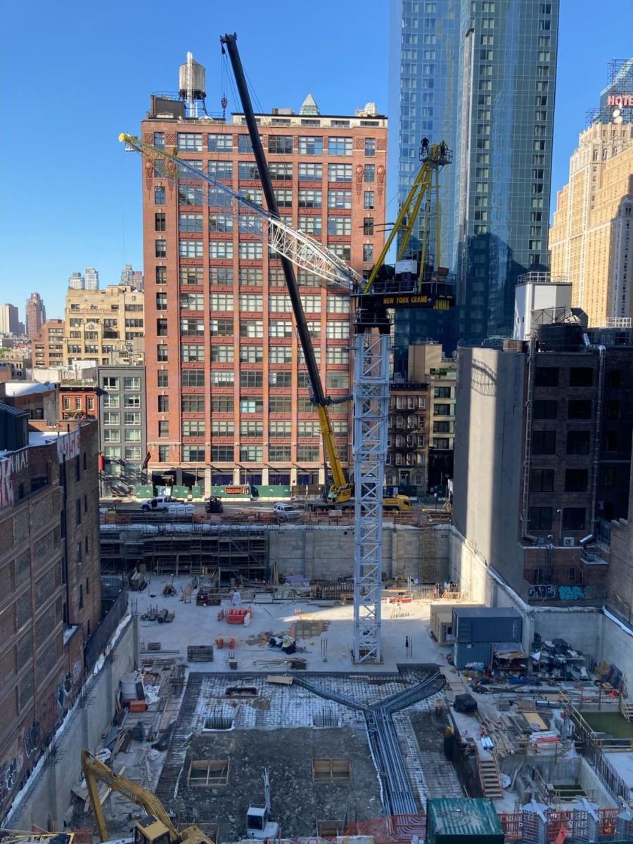 Manhattan-based Triton Construction is serving as the general contractor of the property, which is located between West 42nd and 43rd streets, and Eighth and Ninth avenues, directly north of the Port Authority Bus Terminal. (Photo courtesy of Triton Construction)