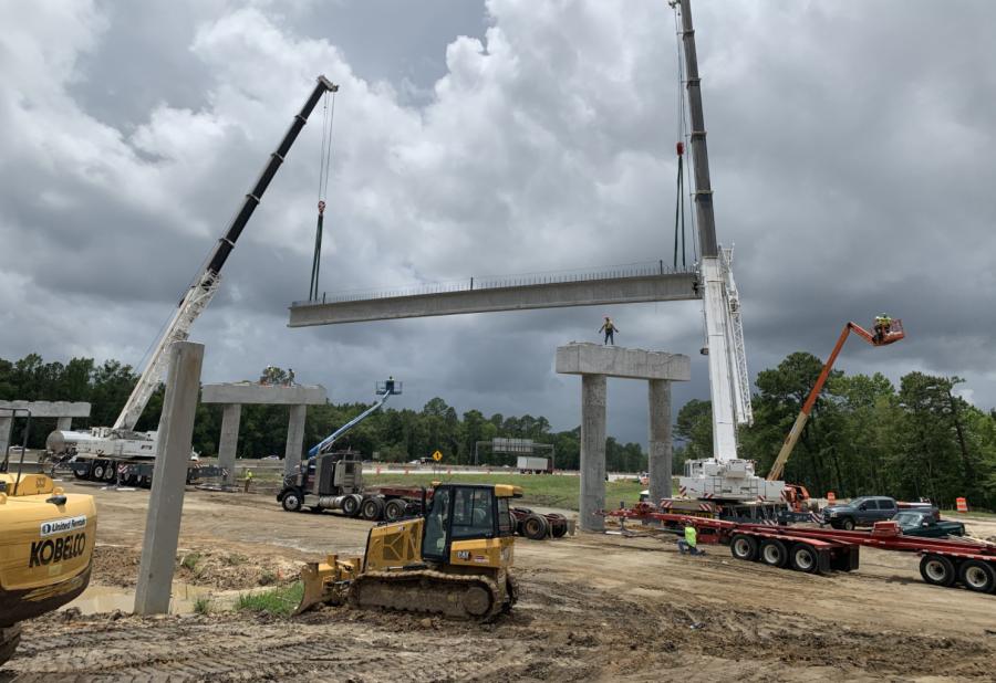 Construction crews are well on their way to completing the $295 million 16@95 Project just outside Savannah. The project is expected to be completed later this year as workers reconstruct and build new spans.
(Georgia DOT)
