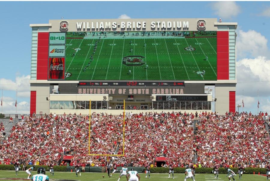 The 77,559-seat stadium is set to showcase a slew of enhancements to its football gameday setup this fall. (Gamecock football photo)