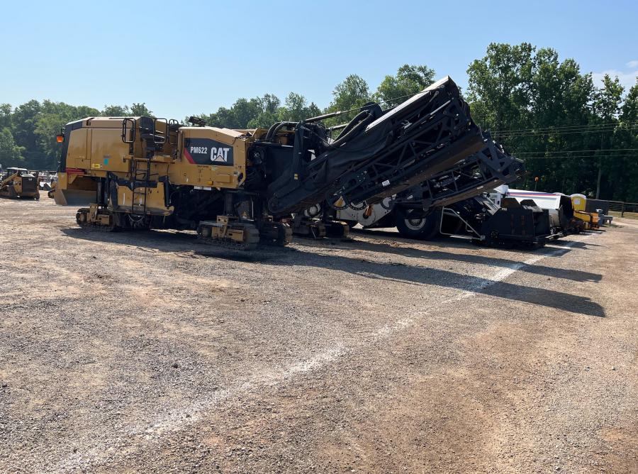 This Cat PM622, a high-production, half-lane milling machine with a cutting width of 88 in., was sold to a paving contractor in Alabama.

(CEG photo)