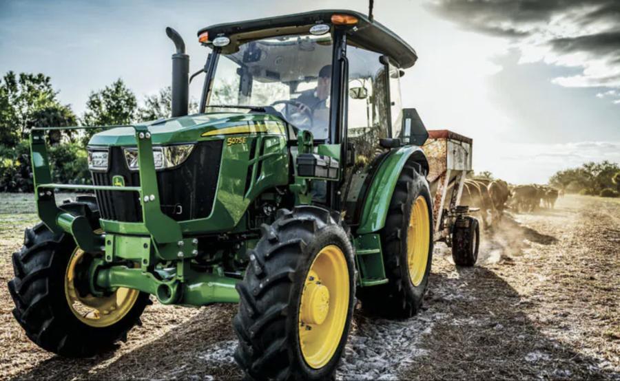 The engine from the larger 6M Utility Tractor will now be used in the four-cylinder versions of the 5M, and will bring five additional horsepower, with new model options, the 5095M, 5105M, 5120M and 5130M. The 5075M remains in the lineup for a three-cylinder, 74-hp option, available with either a cab or open station.