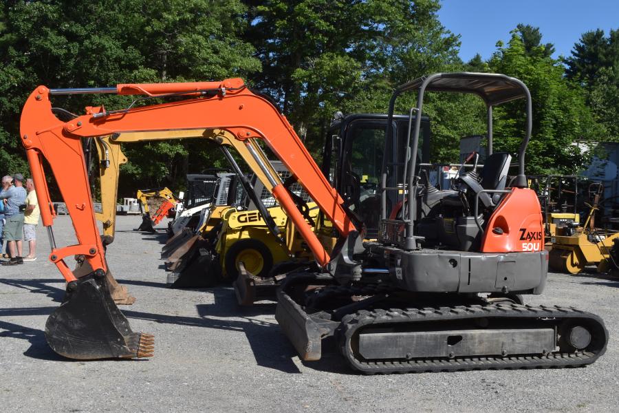 Compact excavators and loaders were looking for — and finding — new homes.
(CEG photo)
