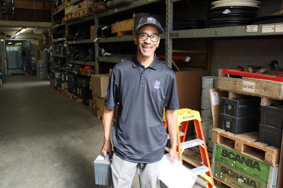 Carl Smith has 35 years of experience in shipping and receiving. “I’m glad to be a part of a team,” said Smith.  