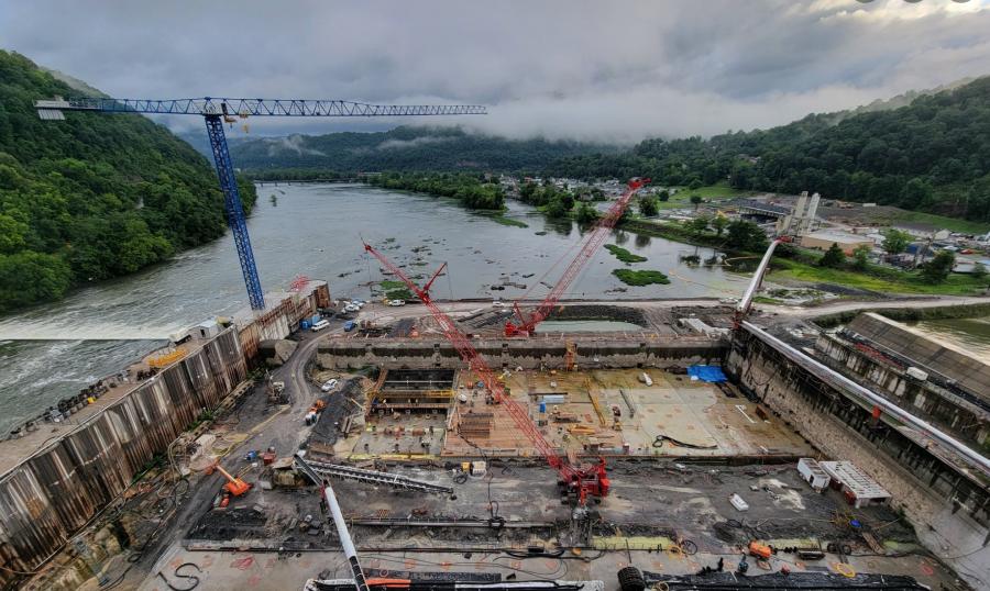 The measure would accelerate the completion of safety modifications to the Bluestone Dam in Summers County. (Photo courtesy of U.S. Army Corps of Engineers Facebook page)