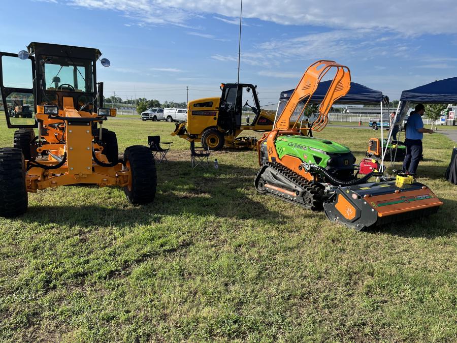 Richmond Machinery displayed the Green Climber machine, which is an industrial grade remote-controlled slope mower. (CEG photo)