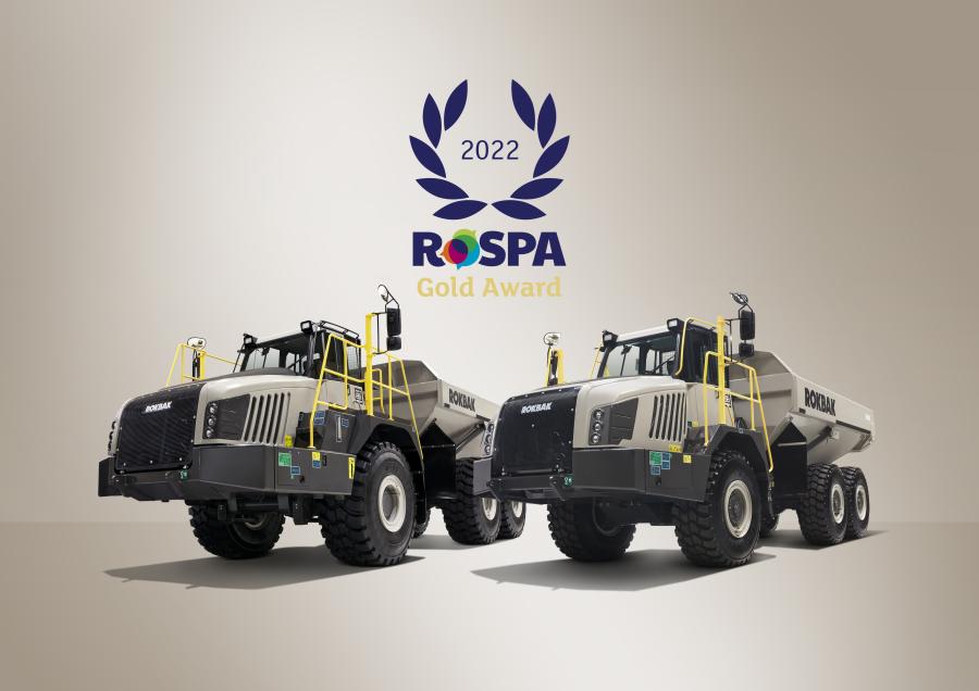 Rokbak has been awarded a prestigious RoSPA Gold Health and Safety Award.