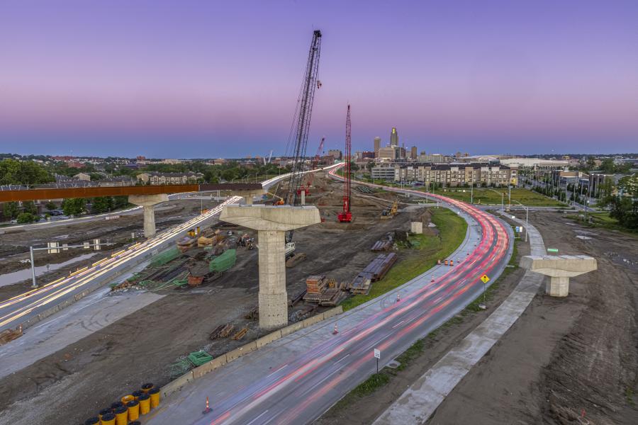 Originally parsed into roughly 70 small construction projects, the team used a design charrette to develop an efficient construction plan that combined projects into larger packages.
(Iowa Department of Transportation photo)