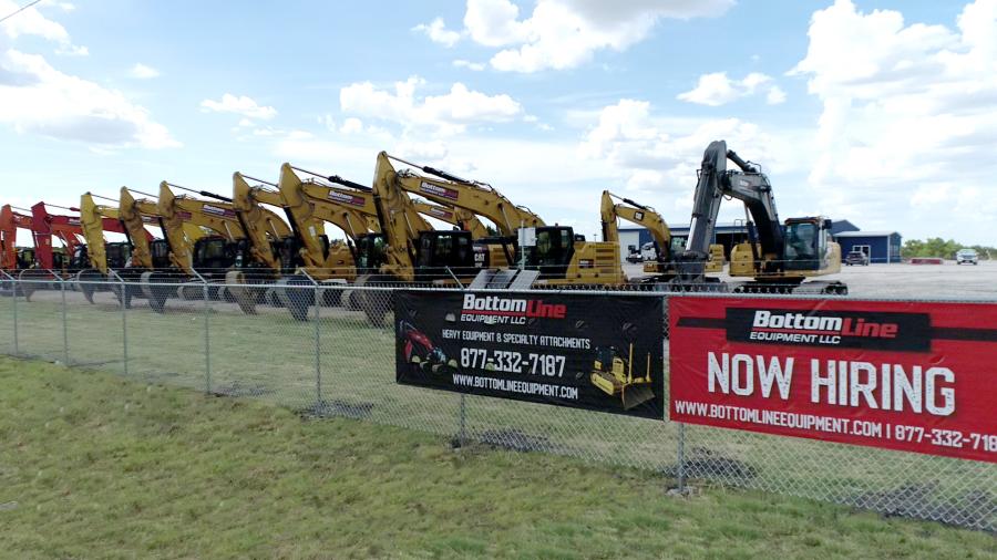 Bottom Line Equipment’s DFW footprint is a 19-acre service center located on Interstate 380 in Greenville, Texas.