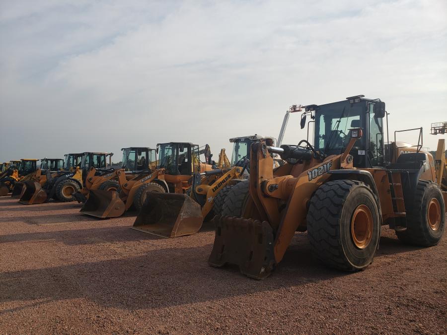 There was a good selection of dozers for customers to take home. (CEG photo)