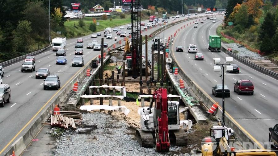Atkinson Construction, along with the Washington Department of Transportation, recently completed the bulk of construction work for the $1.4 billion HOV project in Tacoma, Wash.  (Photo courtesy of Washington Department of Transportation.)