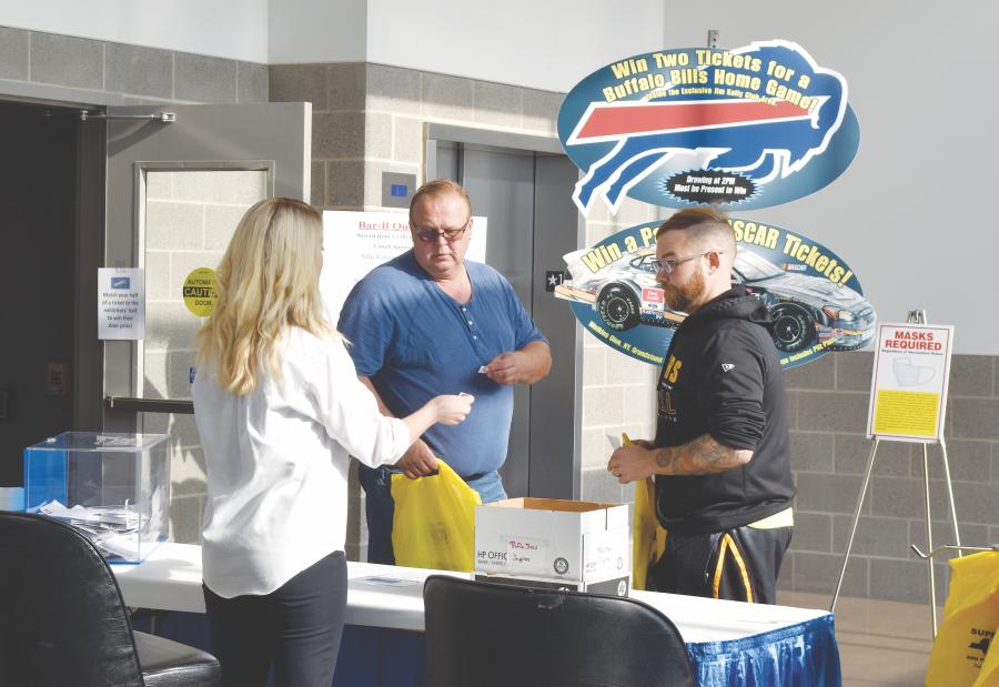 Every attendee of the 2021 Expo was given the opportunity to win door prizes from nearly every exhibitor and the chance to win one of the grand prizes of Buffalo Bills tickets or NASCAR race tickets. The same will be true this year.
(CEG photo)
