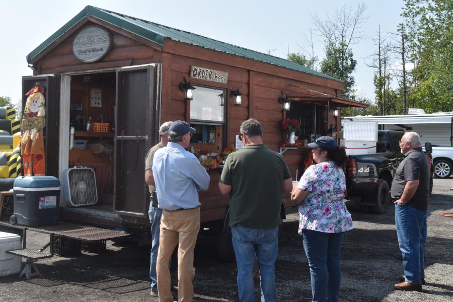 Throughout the course of the three-day event, customers were welcome to stop by with their families and crew to enjoy a hot meal.
(CEG photo)