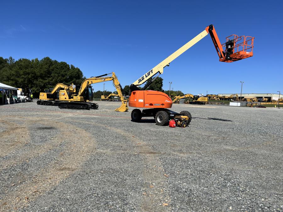 Carolina Cat also offers JLG products for its customers.
(CEG photo)