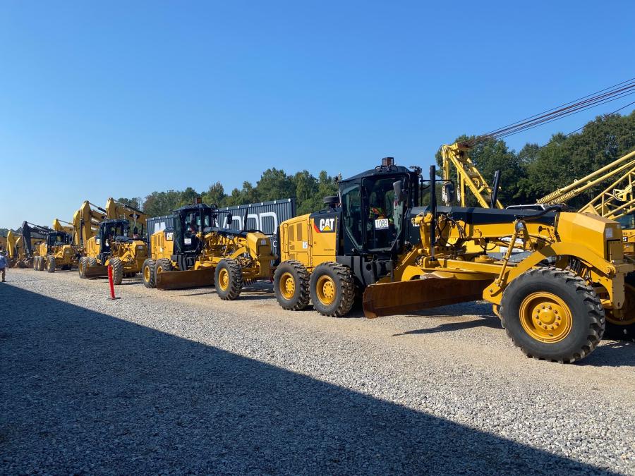 County-owned Cat graders are always a staple at a JM Wood auction.
(CEG photo)