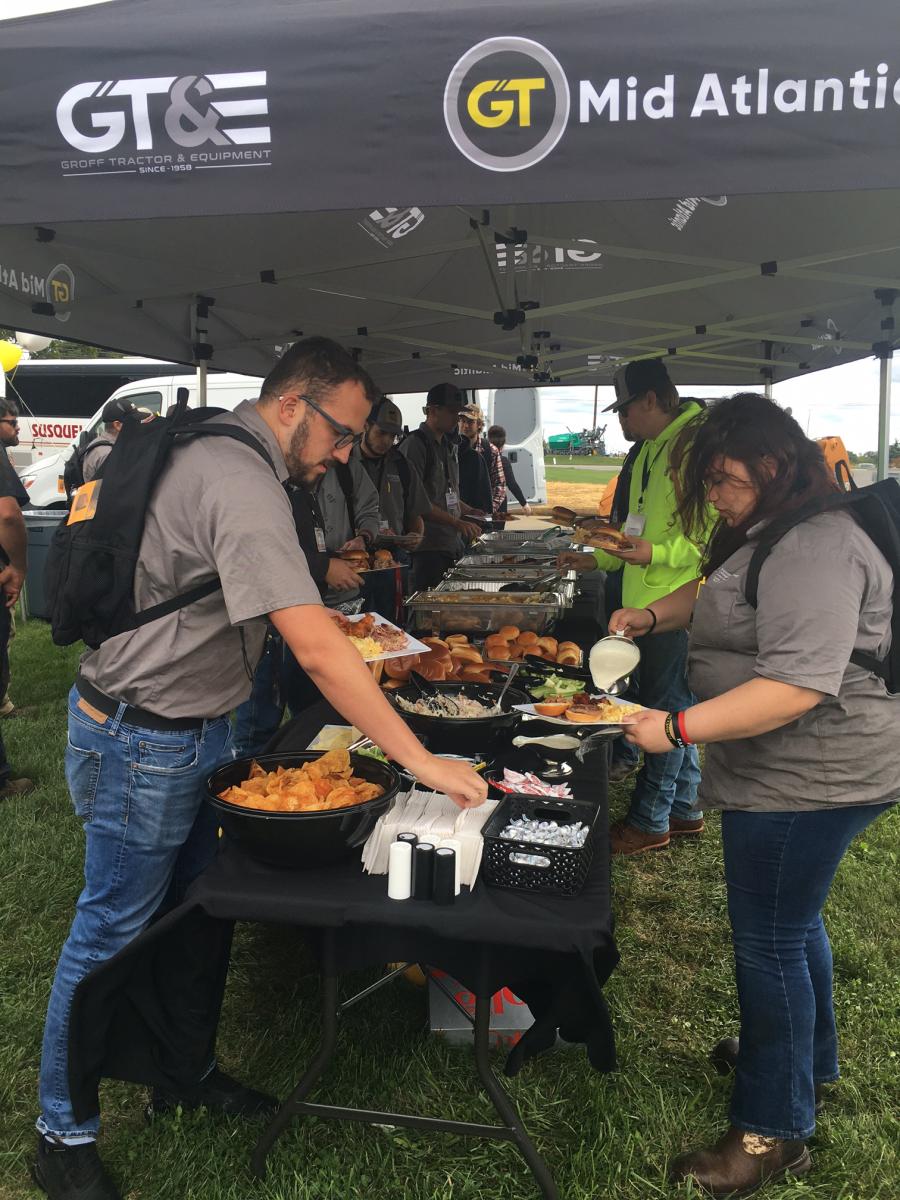 Everyone was treated to a delicious lunch and dinner for both sessions of the Case Minotaur roadshow and open house event.
(CEG photo)
