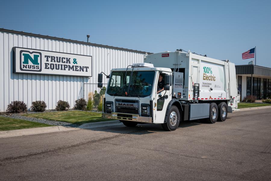 Longtime Mack Trucks dealer Nuss Truck & Equipment recently became a certified electric vehicle (EV) dealer at its Roseville, Minn., location.
(Mack Trucks photo)