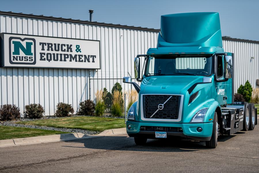 Nuss Truck & Equipment’s Roseville, Minn., location was named the first Volvo Trucks certified electric vehicle dealer in the Midwest.
(Volvo Trucks photo)