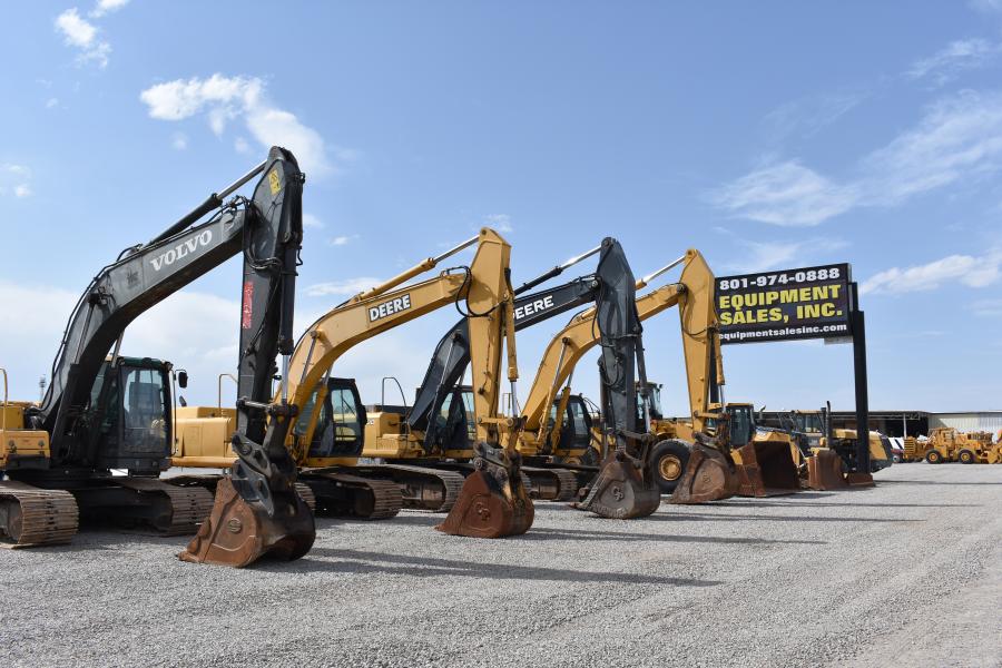 Equipment Sales Inc. current high-profile location, just south of the freeway, offers glimpses of its inventory.
(Photo courtesy of Equipment Sales Incorporated)