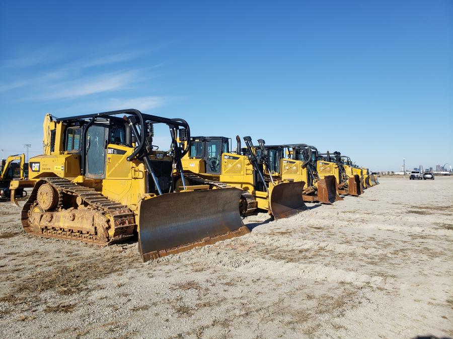 These well-maintained Cat dozers were very popular with auction goers. (CEG photo)