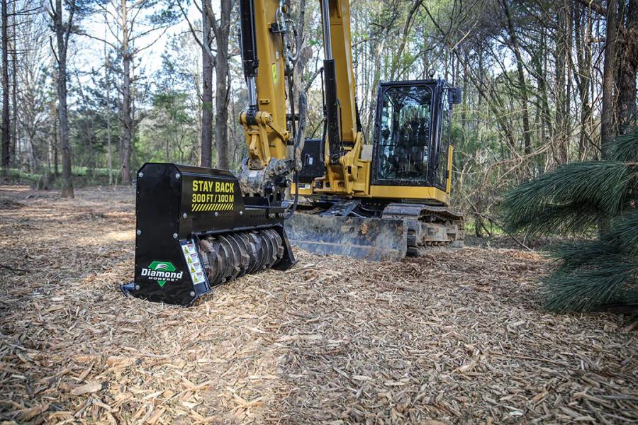 The EX Drum Mulcher DC Pro X was engineered to maximize cut width relative to weight.