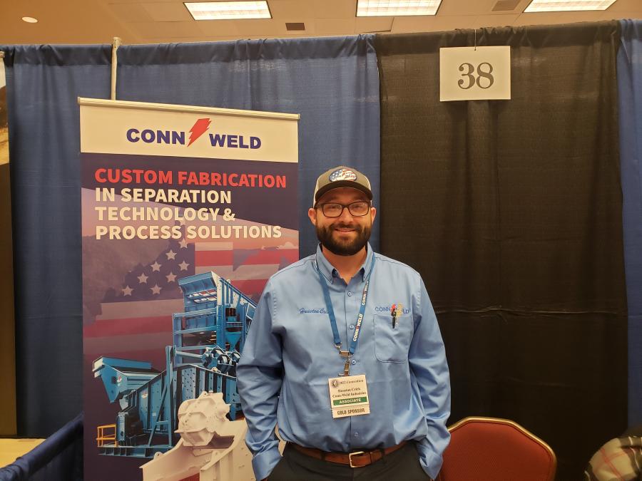 Houston Crick of Conn-Weld Industries in West Virginia joined the fun at IAAP’s 54th Annual Convention and Miner Safety Conference.
(CEG photo)