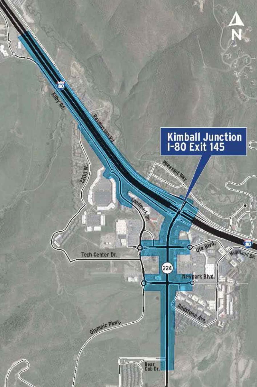 UDOT is preparing this study to evaluate improvements at the I-80 and SR 224 interchange at Kimball Junction and on SR 224 from Kimball Junction through the Olympic Parkway intersection in Summit County.
(Photo courtesy of UDOT.)
