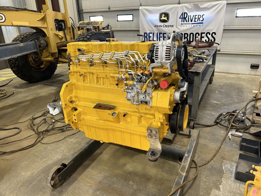 The 4Rivers Equipment location at Fort Collins performed the company’s first machine rebuild though John Deere’s Powertrain ReLife Plus Program.
(Photo courtesy of John Deere.)