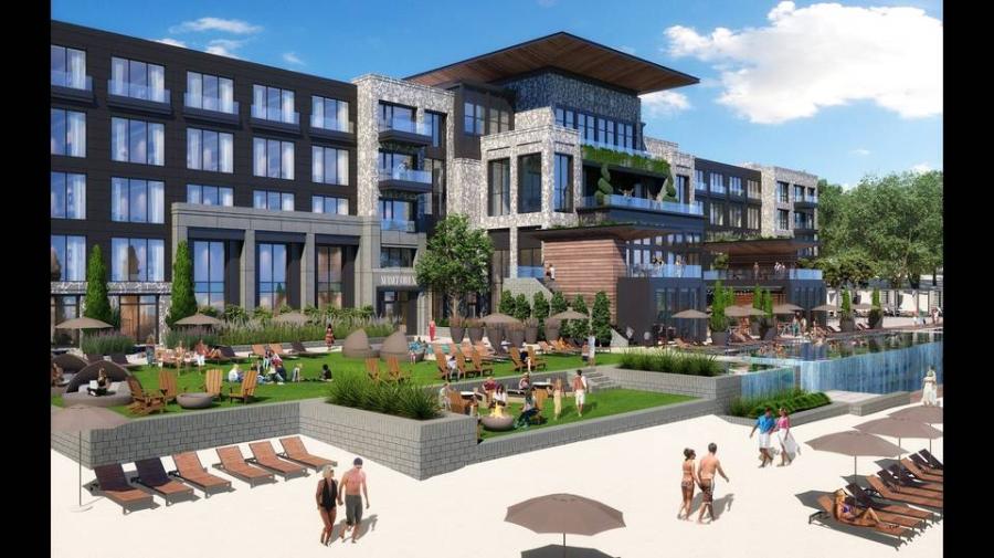 Construction of the $250-million Sunset Cove hotel resort could now start in the second or third quarter of this year and finish in about four years. (Rendering courtesy of FMK Architects)