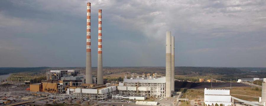 The two-unit Cumberland Fossil Plant will retire in two stages – with one unit slated to retire by the end of 2026 and the second unit by the end of 2028.  (Photo courtesy of the Tennessee Valley Authority)