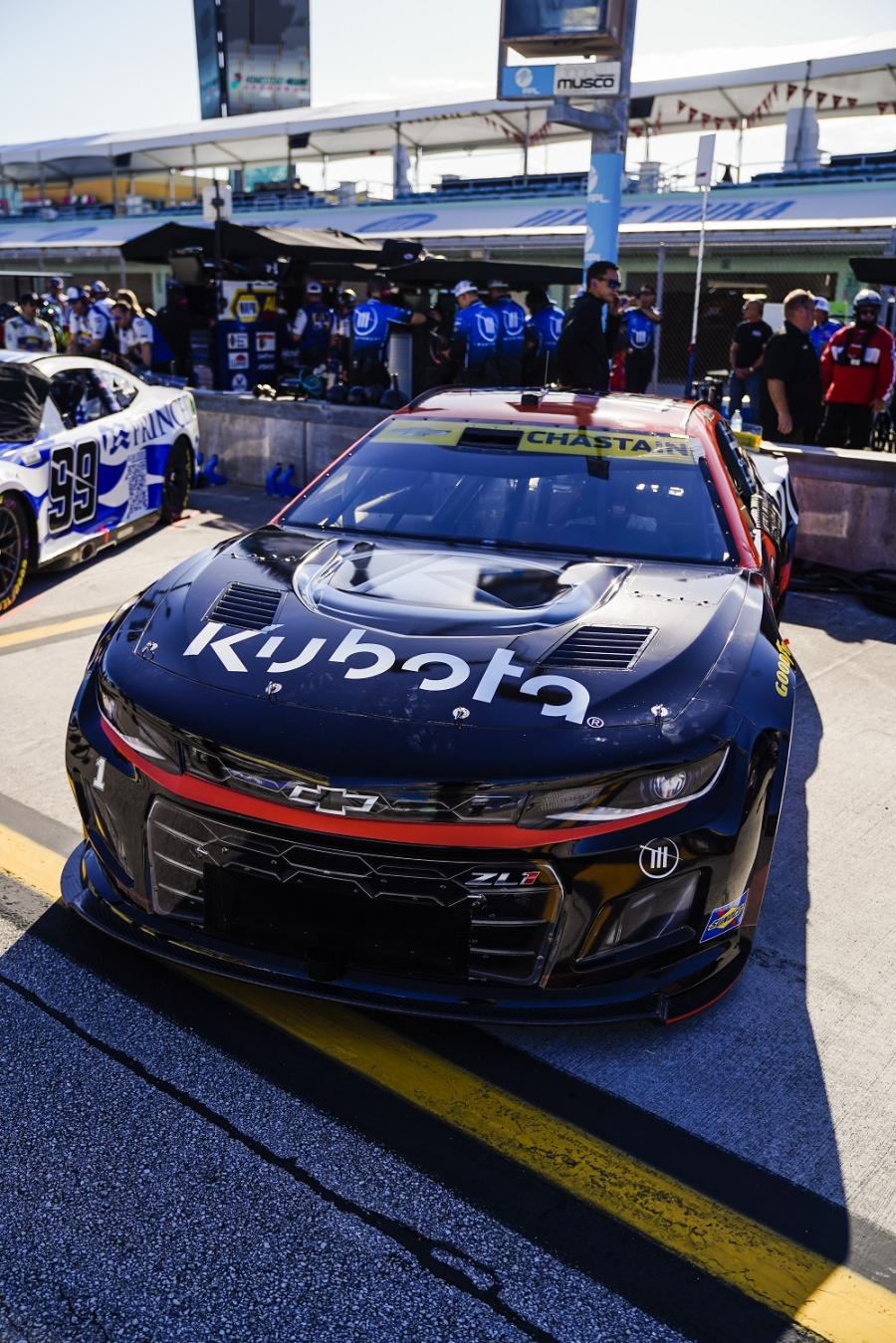 In the five races Kubota is serving as the primary sponsor of Chastain’s No. 1 Kubota Chevrolet, a $10,000 donation will be made to the Farmer Veteran Coalition for a top-10 finish.