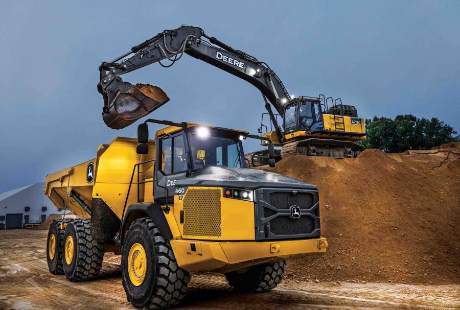 New to the P-Tier portfolio, the 410 and 460 ADTs retain the same fuel efficiency, dump body, and drive modes as the previous E-II models.