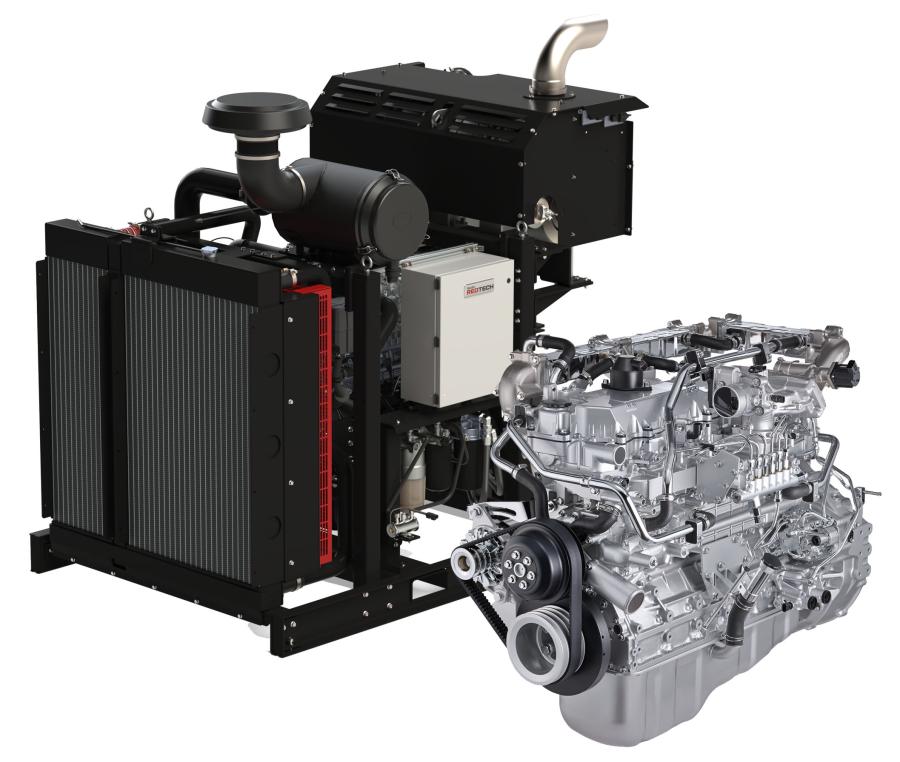 The Isuzu 6HK1X engine and GenSet ready power unit.