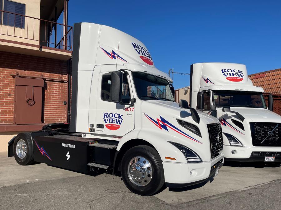 Volvo Trucks North America customer Rockview Farms deployed two Volvo VNR Electric trucks to support farm to grocer’s shelf deliveries of local California milk throughout the greater Los Angeles area.
(Volvo photo)