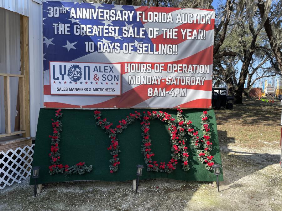 Alex Lyon & Son welcomed customers to its 30th annual Florida auction. 
(CEG photo)