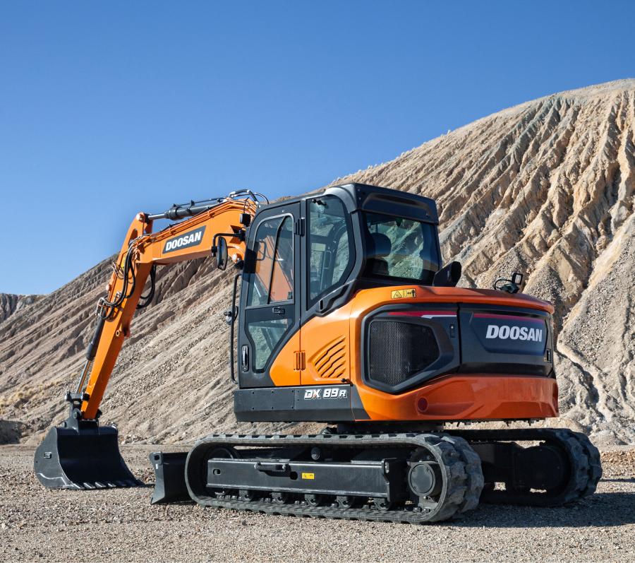 The new DX89R-7 mini excavator replaces the DX85R-3.