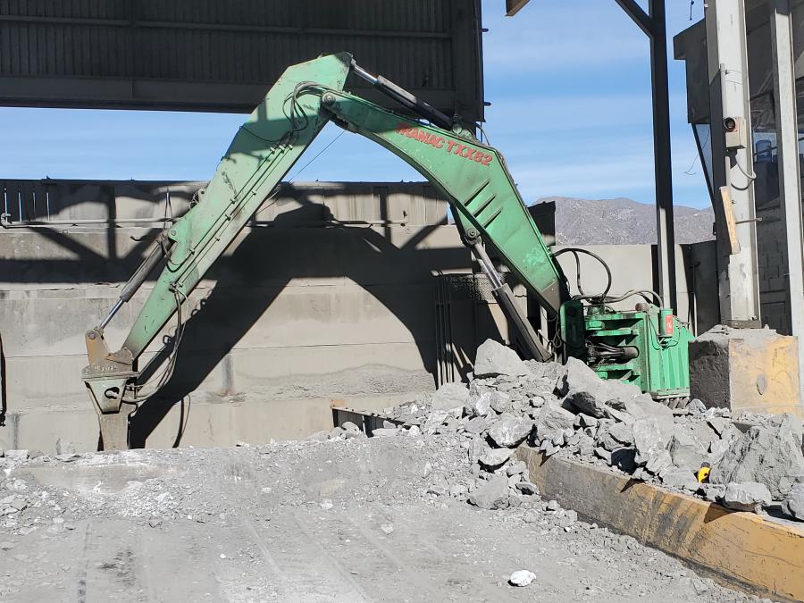 Two stationary Tramac booms will be on display in the co-branded Montabert/Tramac booth, as part of the companies’ full product lineup of rock breaking and demolition tools.