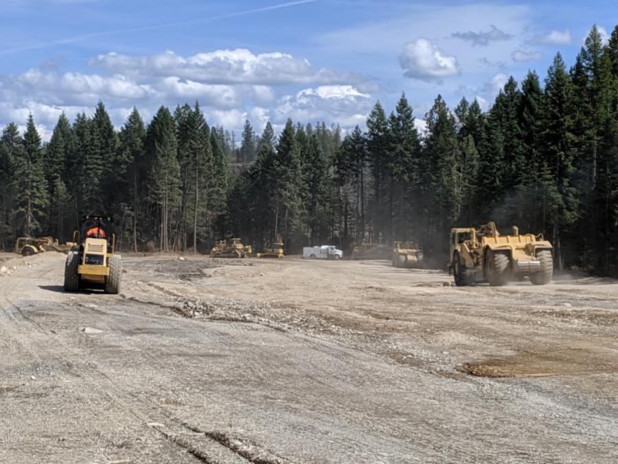 Last year, earthwork was completed on more than 2.5 mi. of the new alignment, putting the project at approximately 30 percent complete. More than $17 million has been spent so far on the project.
(Photo courtesy of Idaho Transportation Department.)