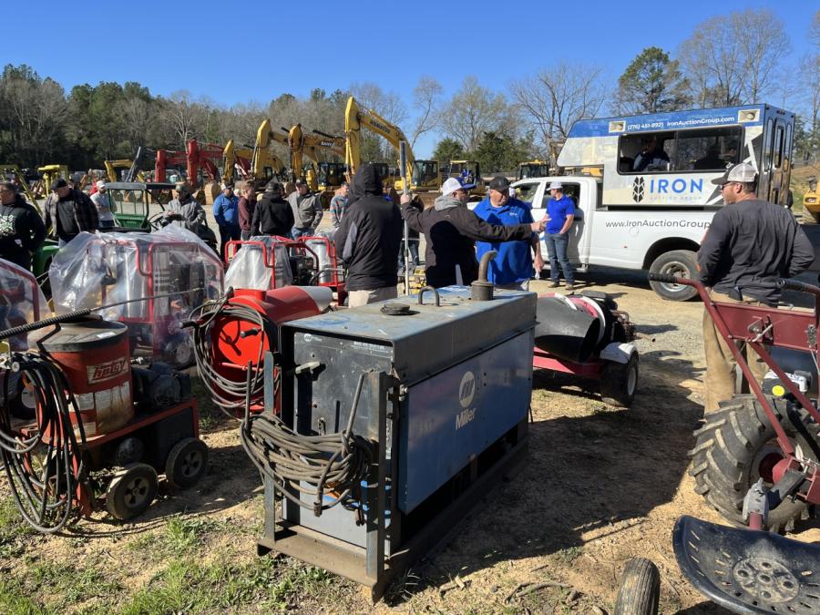 The auction included a wide variety of smaller items, including welders, pressure washes, light towers, buckets and more.
(CEG photo)