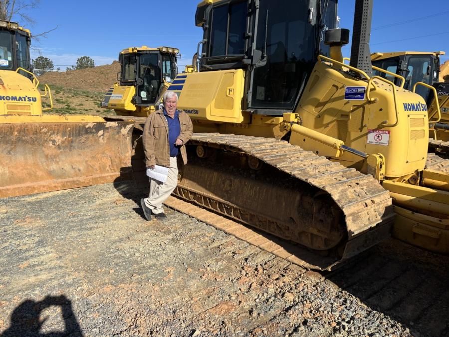 Doc McGee of McGee Brothers in Monroe, N.C., intended to bid on a couple of these Komatsu dozers.
(CEG photo)