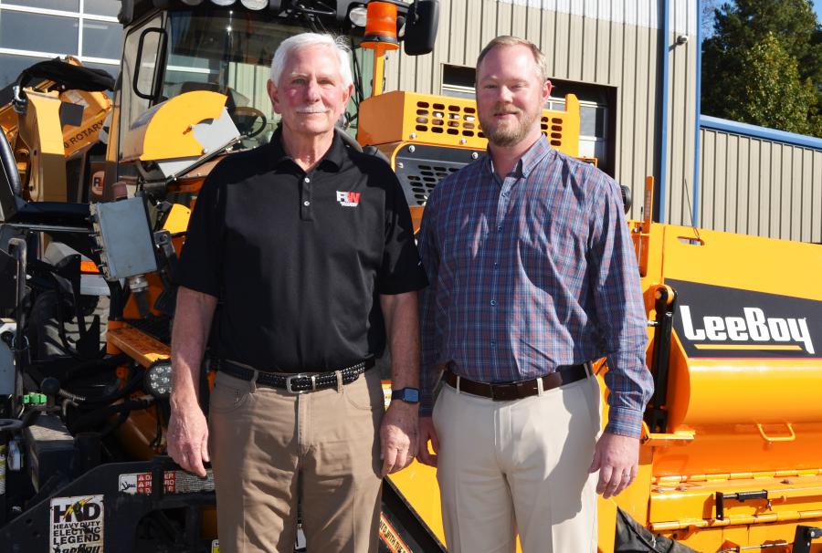 Reynolds Warren Equipment Company’s Steve Meissen (L) has retired and named his son, Brian, president of the company.
