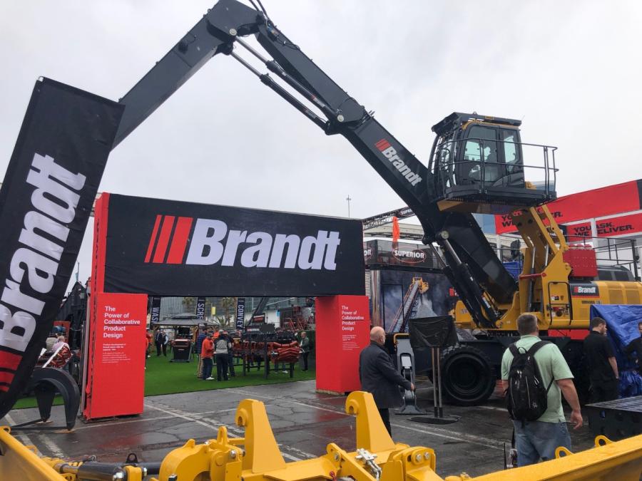 Brandt unveiled its new BMH40A material handler at ConExpo 2023. 